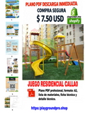 Planos PDF de juegos infantiles Callao