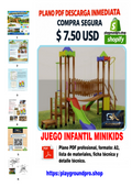 Plano PDF de juegos infantiles " Minikids "