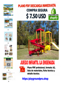 Planos PDf de juegos infantiles, La Ensenada